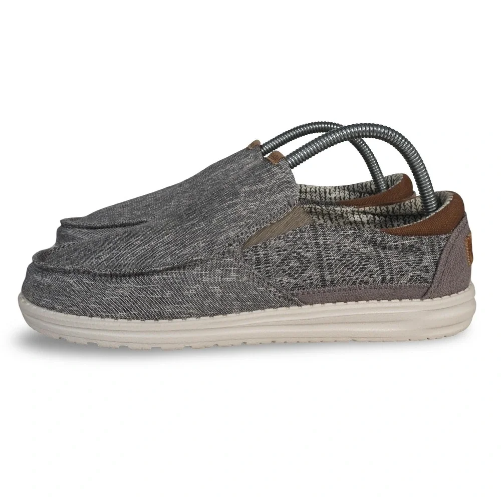 Hey Dude Thad Casual Loafers Mayan Grey Men's 8 Slip On‎ Shoes